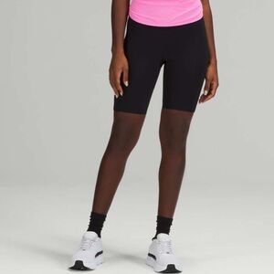 Lululemon Black Base Pace High Rise Shorts 8”inseam Size 2